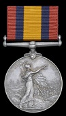Queen’s South Africa 1899-1902, no clasp (Tpr. W. Johnson, Mossel Bay D.M.T.) very fine	 £80-100
