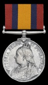 Queen’s South Africa 1899-1902, no clasp (Tpr. C. E. Comins, Malton Dist. R.A.) edge bruising, good fine	 £90-120