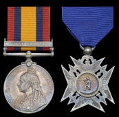 Queen’s South Africa 1899-1902, 1 clasp, Cape Colony (418 Corpl. G. McKenzie, Queenstown R.V.); together with a...