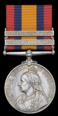 Queen’s South Africa 1899-1902, 2 clasps, Orange Free State, South Africa 1901 (W. A. Tomlin, F.I.D.) nearly...