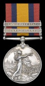 Queen’s South Africa 1899-1902, 2 clasps, Cape Colony, Orange Free State (732 Sjt. A. E. Conradi, P.A. Vol. Gds.)...