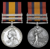 Queen’s South Africa 1899-1902 (2), 2 clasps, Cape Colony, Orange Free State (1370 3rd Cl. Tpr. E. R. Phillips,...