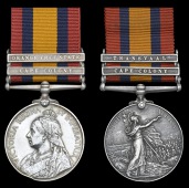 Queen’s South Africa 1899-1902 (2), 2 clasps, Cape Colony, Orange Free State (1370 3rd Cl. Tpr. E. R. Phillips,...