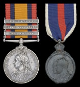 Pair: Staff Serjeant-Major C. Peters, Kitchener’s Fighting Scouts

Queen’s South Africa 1899-1902, 3 clasps,...