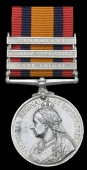 Queen’s South Africa 1899-1902, 3 clasps, Cape Colony, Orange Free State, Transvaal  (861 Tpr. S. C. Wallach,...
