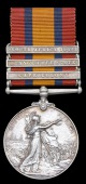Queen’s South Africa 1899-1902, 3 clasps, Cape Colony, Orange Free State, South Africa 1902 (99 Tpr. R. T. Ayrton,...