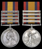 Queen’s South Africa 1899-1902 (2), 4 clasps, Cape Colony, Transvaal, South Africa 1901, South Africa 1902 (235...