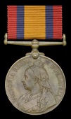 Queen’s South Africa 1899-1902, no clasp, bronze issue (268 Syce Chirinaswamy, S. & T. Corps ....ad Dist.) erasure...