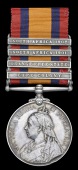 Queen’s South Africa 1899-1902, 4 clasps, Cape Colony, Orange Free State, South Africa 1901, South Africa 1902...