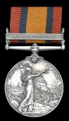 Queen’s South Africa 1899-1902, 1 copy clasp, Magersfontein, naming erased, very fine	 £60-80