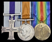 A Great War M.C. group of three awarded to Lieutenant C. S. Douglas, 15th (Bantams) Battalion Sherwood...