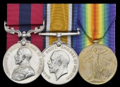 A Great War D.C.M. group of three awarded to Serjeant H. T. Archer, 15th Battalion Nottinghamshire and Derbyshire...