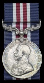 A Great War M.M. awarded to Private J. Smith, 11th (Service) Battalion Nottinghamshire & Derbyshire Regiment -...