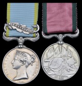 Pair: Private W. Kennewell, 95th Regiment

Crimea 1854-56, 1 clasp, Sebastopol (W. Kennewell, 95th Regt.); Turkish...