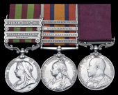 Three: Colour Serjeant S. Cocker, Nottinghamshire & Derbyshire Regiment

India General Service 1895-1902, 2...