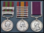 Three: Colour Serjeant H. J. Wheeler, Nottinghamshire & Derbyshire Regiment

India General Service 1895-1902, 2...