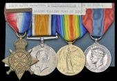 Four: Private E. W. Ford, 2nd Battalion Nottinghamshire & Derbyshire Regiment, a prisoner-of-war of the...