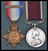 Pair: Warrant Officer Class IIG. Neynoe, 2nd Battalion Nottinghamshire & Derbyshire Regiment

1914 Star, with...