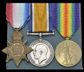 Three: Private W. R. Lawson, 1st Battalion Nottinghamshire & Derbyshire Regiment

1914 Star (10984 Pte., 1/Notts....