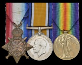 Three: Private E. Wilmer, 1st Battalion Nottinghamshire & Derbyshire Regiment, killed in action, France/Flanders, 29...