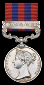 India General Service 1854-95, 1 clasp, Sikkim 1888 (597 J. Jones, 2nd Bn. Derby. R.) slight edge bruise, good very...