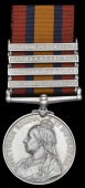 Queen’s South Africa 1899-1902, 4 clasps, Cape Colony, Orange Free State, Johannesburg, Diamond Hill (3942 Sejt....