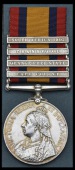 Queen’s South Africa 1899-1902, 4 clasps, Cape Colony, Orange Free State, Transvaal, South Africa 1902 (5299 Pte....