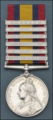 Queen’s South Africa 1899-1902, 6 clasps, Relief of Kimberley, Paardeberg, Driefontein, Johannesburg, Diamond...