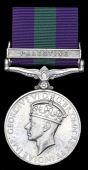 General Service 1918-62, 1 clasp, Palestine (5045169 Pte. A. Pawley, Foresters) very fine	 £60-80