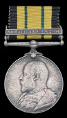 Africa General Service 1902-56, 1 clasp, Somaliland 1902-04 (Palan Maker Chiragh Din, 57/Silladar C.C.) contact...