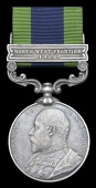 India General Service 1908-35, 1 clasp, North West Frontier 1908 (Jemdr. Surjan, 58th Rifles F.F.) very fine	 £60-80