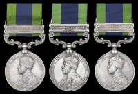 India General Service 1908-35 (3), 1 clasp, Afghanistan N.W.F. 1919 (18 Jemdr. Singbir Gurung, 4/3/Gks.; Jemdr....
