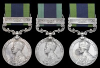India General Service 1908-35 (3), 1 clasp, Afghanistan N.W.F. 1919 (469 Nk. Jangbir Gurung, E.F. Rifles (Bengal...