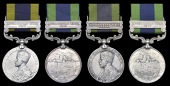 India General Service 1908-35 (4), 1 clasp, Afghanistan N.W.F. 1919 (Subdr. Shib Ram, 1 Kashmir Infy.; Rahmatullah,...