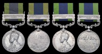 India General Service 1908-35 (4), 1 clasp, Afghanistan N.W.F. 1919 (Shin, Poll. Deptt.; Jemdr. Nasir Din, 63/Mule...