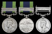 India General Service 1908-35 (3), 1 clasp, North West Frontier 1930-31 (Jem. Ayya Khan, 5-10 Baluch. R.; Jem....