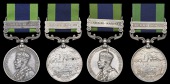 India General Service 1908-35 (4), 1 clasp, Burma 1930-32 (Dy. Supdt. U Ba Gyaw (1), Police Dept.; Dy. Supdt. U Hle...