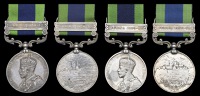 India General Service 1908-35 (4), 1 clasp, Burma 1930-32 (Insp. U Ba Chn, Police Dept.; 36 Constable Maung On Pe,...