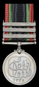 Khedive’s Sudan 1910-21, 2nd issue, 3 clasps, Mongalla 1915-16, Lau Nuer, Garjak Nuer, unnamed, minor edge...