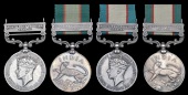 India General Service 1936-39, 1 clasp, North West Frontier 1936-37 (4) (26188 Dvr. Hav. Ali Bahadur, 2 Mtn. Bty.;...