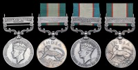 India General Service 1936-39, 1 clasp, North West Frontier 1936-37 (4) (26188 Dvr. Hav. Ali Bahadur, 2 Mtn. Bty.;...