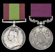 Pair: Lance-Daffadar Jamit Singh, 10th Bengal Lancers

Afghanistan 1878-80, no clasp (Sowar Juminal Singh, 10th...