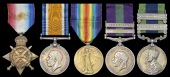 Five: Resaldar Sharaf Din, Mule Corps

1914 Star (No. 748 Q.M. Dfr. Sharaf Deen, 1/Mule Corps); British War and...