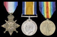 Three: Resildar Haqnawaz Khan, 25th Cavalry

1914-15 Star (Jemdr. Haqnowaz Khan, 25/Cavy.); British War and...