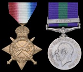 Pair: Captain Jang Bahadur Singh, Karpurthala Imperial Service Infantry

1914-15 Star (Capt., Karpurthala I.S....