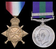 Pair: Captain Jang Bahadur Singh, Karpurthala Imperial Service Infantry

1914-15 Star (Capt., Karpurthala I.S....