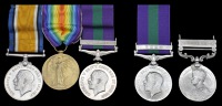 Three: Naik Wahab, Supply & Transport Corps

British War and Victory Medals (907 Nk., 9 Govt. C. Cps.); General...