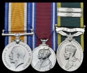 Three: Company Quartermaster Sergeant A. Platel, Calcutta & Presidency Battalion, Auxiliary Forces India

British...