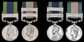 Pair: Lance-Naik Gul Zada, Tochi Scouts

India General Service 1908-35, 1 clasp, North West Frontier 1930-31 (5676...