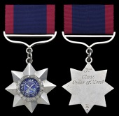 Indian Order of Merit, Military Division, 1st type, 3rd Class, Reward of Valor, silver and enamel, without screw-nut...